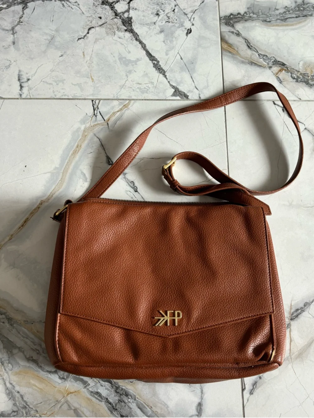 Freshly Picked Brown Crossbody Baby Bag